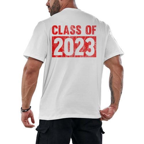 Class Of 2023 Future Graduation Tee Men's Back Print T-Shirt - Best Gift Smart