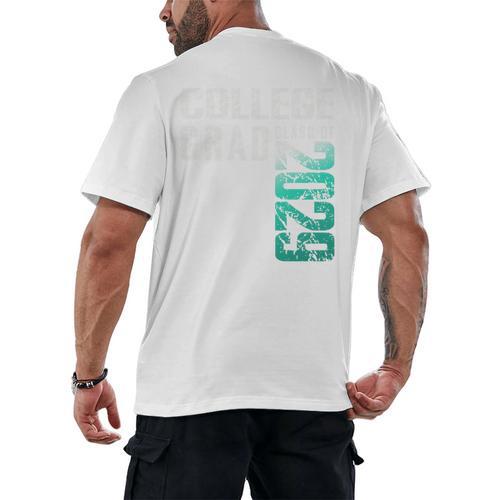College Grad Class Of 2029 Graduation Men's Back Print T-Shirt - Best Gift Smart