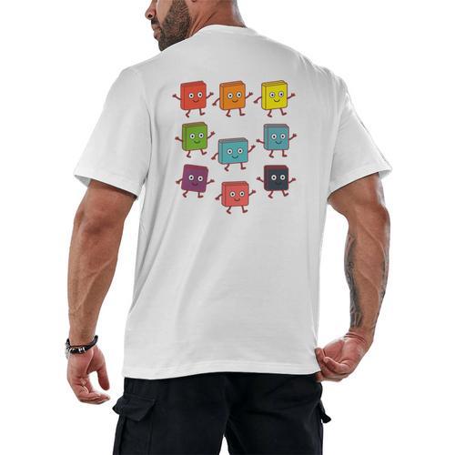 Color Our World Book Lover Reading Bookworm Reader Men's Back Print T-Shirt - Bookorys