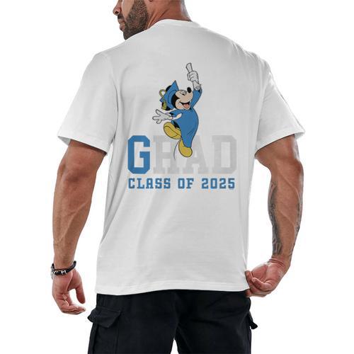 Disney Mickey Mouse 2025 Graduation Class Of '25 Rad Grad Premium Tri-Blend Men's Back Print T-Shirt - Best Gift Smart