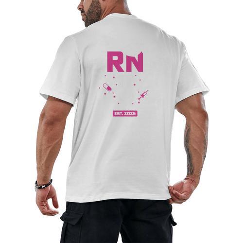 Earned It RN 2025 Nurse Graduation Nursing School Graduate Premium Tri-Blend Men's Back Print T-Shirt - Best Gift Smart