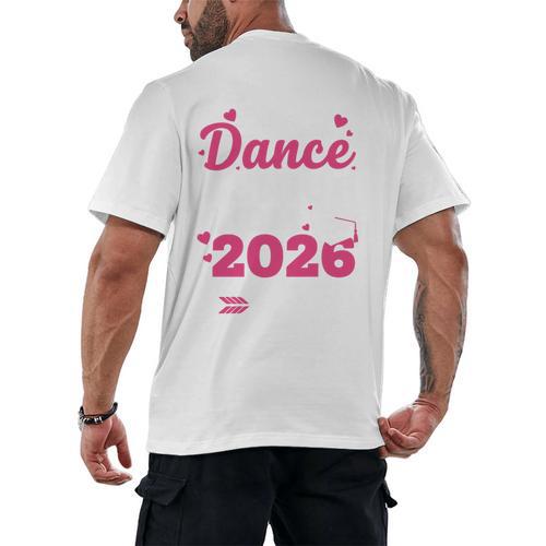 I'm A Dance Senior Mom 2026 Of Course I'm Crying Graduation Men's Back Print T-Shirt - Best Gift Smart