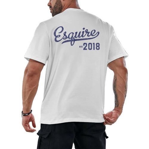 Lawyers Graduation Esquire Est 2018 Graduate Shirt Men's Back Print T-Shirt - Best Gift Smart