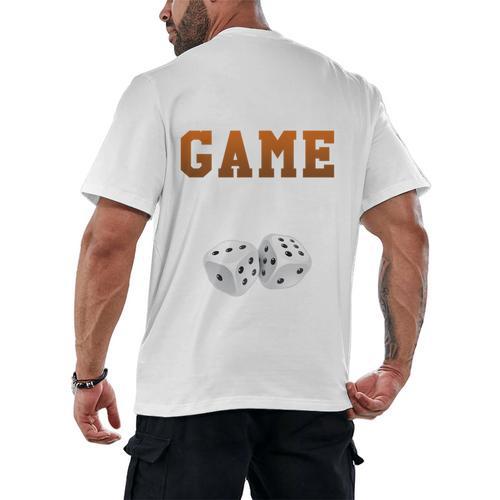 I Love Game Nights Host And Maybe 3 People Introvert Men's Back Print T-Shirt - Raresse