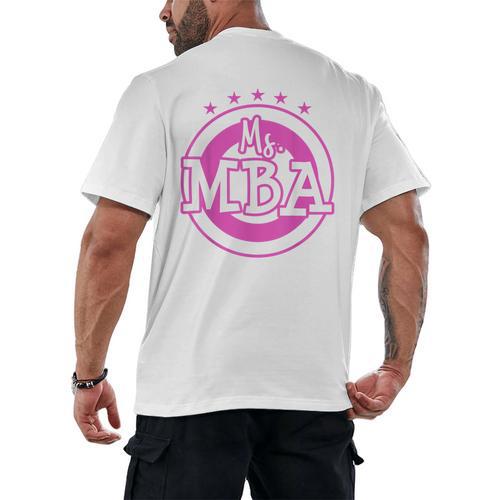 MBA Graduation Masters Business Administration T-Shirt Men's Back Print T-Shirt - Best Gift Smart
