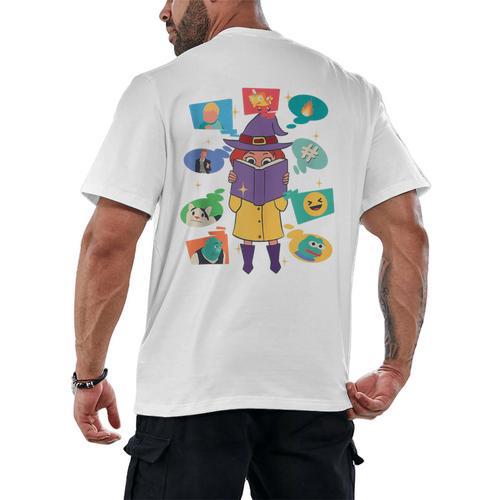 Meme Magic Introvert Anti People Social Media Meme Lovers Men's Back Print T-Shirt - Raresse