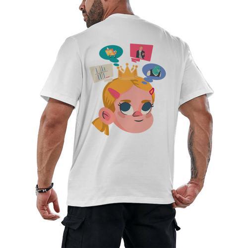 Meme Queen In Silence Introvert Anti People Antisocial Quiet Men's Back Print T-Shirt - Raresse