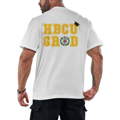 Omega Psi Phi Fraternity Paraphernalia HBCU Graduation Men's Back Print T-Shirt - Best Gift Smart