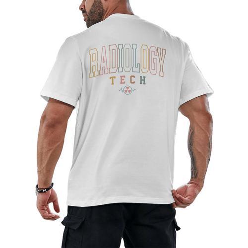 Radiology Technician Rad Tech Graduation Radiology Men's Back Print T-Shirt - Best Gift Smart
