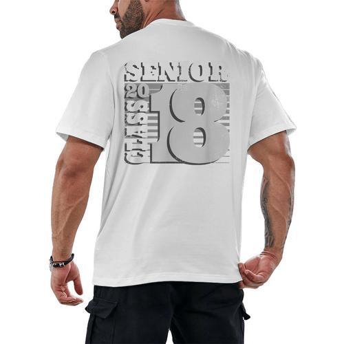 Senior Class Of 2018 T Shirt High School Graduation Men's Back Print T-Shirt - Best Gift Smart