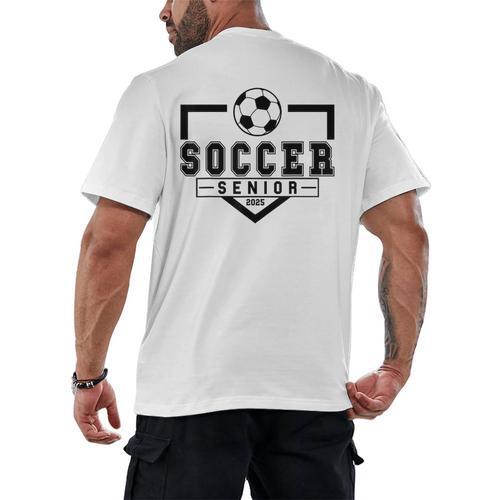 Soccer Senior Night Soccer Senior 2025 Graduation 30 Men's Back Print T-Shirt - Best Gift Smart