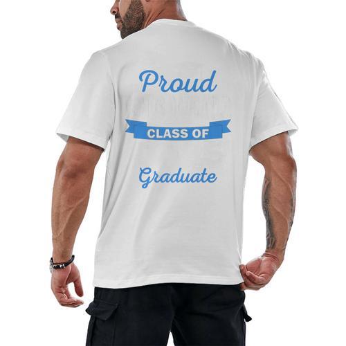 Super Proud Bonus Daughter Of 2025 Graduate Graduation Premium Men's Back Print T-Shirt - Best Gift Smart