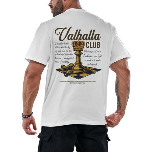 Valhalla Club Vintage Twisted Kings Sin Ana Book Love Alex Men's Back Print T-Shirt - Bookorys DE