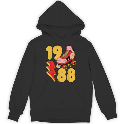 1988 Retro Roller Skate Vintage 80s Nostalgia Collector Unisex Hoodie - Figerry