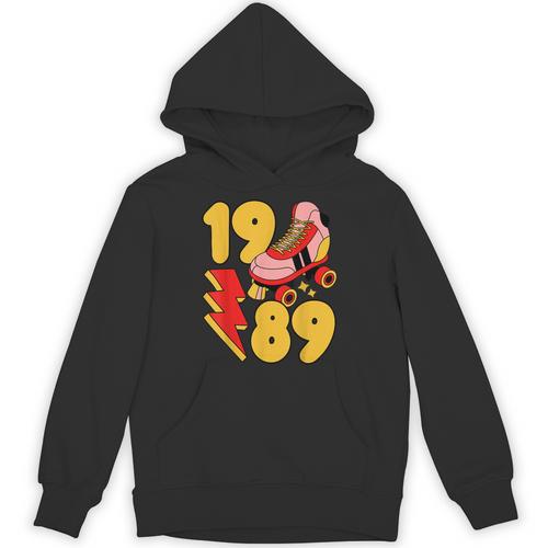 1989 Retro Roller Skate Vintage 80s Nostalgia Collector Unisex Hoodie - Figerry