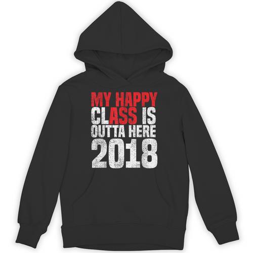 2018 Senior Graduation My Happy Class Shirt Unisex Hoodie - Best Gift Smart
