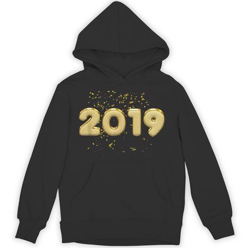 2019 Gold Confetti Graduation T Shirt High School College Unisex Hoodie - Best Gift Smart