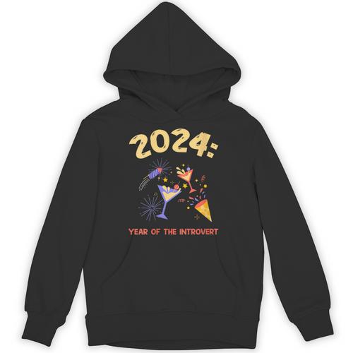 2024 Year Of The Introvert New Year Adventures Unisex Hoodie - Raresse