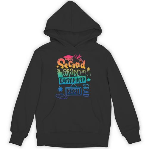 2nd Grade 2021 Graduate Quarantine Second Grade Graduation Unisex Hoodie - Best Gift Smart