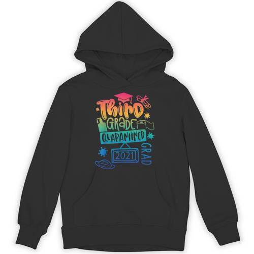 3rd Grade 2021 Graduate Quarantine Third Grade Graduation Unisex Hoodie - Best Gift Smart