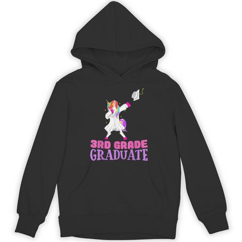 3rd Grade Graduation Unicorn End Of Year Third Unisex Hoodie - Best Gift Smart