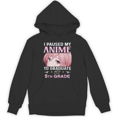 5th Grade Graduation Anime 2025 Graduate Elementary Girls Unisex Hoodie - Best Gift Smart