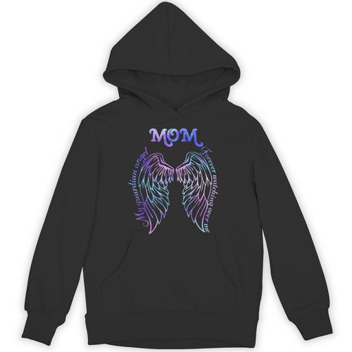 61eO Mom Memory My Guardian Angels Loss Of Mom Memorial Unisex Hoodie - Easessy