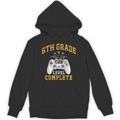 6th Grade Graduation Senior Video Gamer Graduated Unisex Hoodie - Best Gift Smart