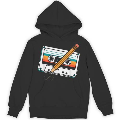 80 S 80s 90s Cassette Tape Nostalgia Retro Band Unisex Hoodie - Figerry
