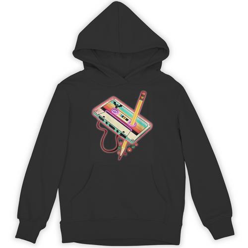 80s 90s Retro Halloween's Party Costume Nostalgia Cassette Unisex Hoodie - Figerry