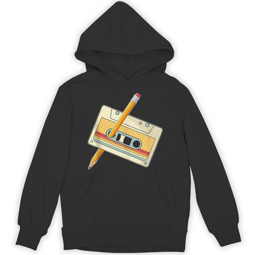 80's 90's Retro Music Party Costume Nostalgia Cassette Unisex Hoodie - Figerry