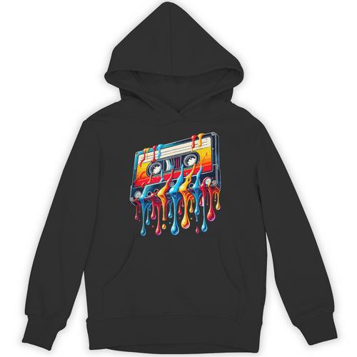 80s 90s Retro Party Costume Nostalgia Cassette Unisex Hoodie - Figerry