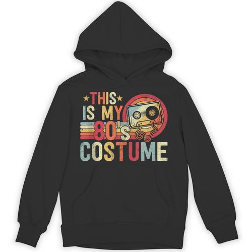This Is My 80s Costume Vintage Style Nostalgia 1980s Retro Unisex Hoodie - Figerry