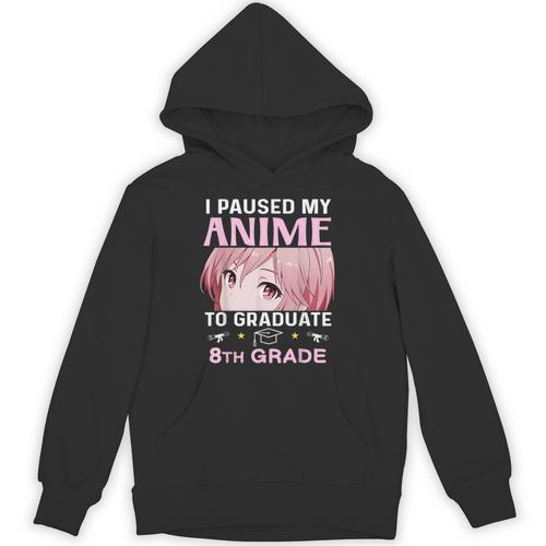8th Grade Graduation Anime 2024 Graduate Middle School Girls Unisex Hoodie - Best Gift Smart