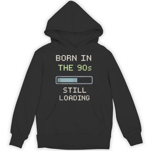 90s Baby Tired Millennial Burnout Nostalgia Parenting Unisex Hoodie - Figerry