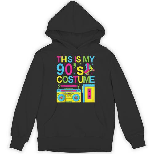 This Is My 90's Costume Retro 1990s Style Cassette Nostalgia Unisex Hoodie - Figerry