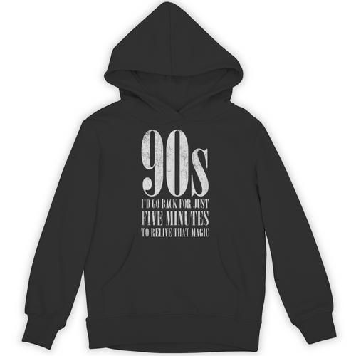 The 90s I'd Go Back For Five Minutes Nostalgia Quote Unisex Hoodie - Figerry