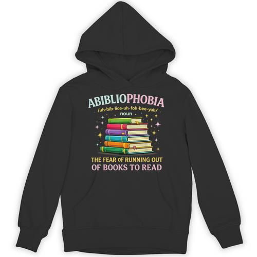 Abibliophobia Bibliophilia Abibliophobia Book Lovers Unisex Hoodie - Bookorys CA