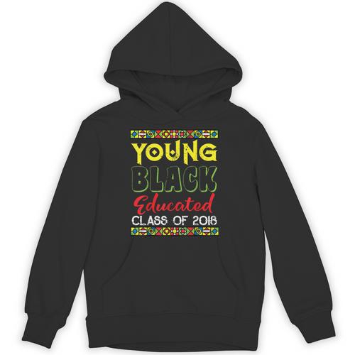 African American High School Graduation Grad Shirt Unisex Hoodie - Best Gift Smart