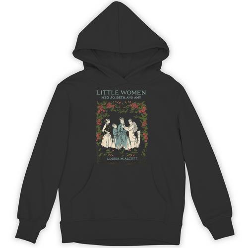 Alcott Little Women Characters Literature Book Illustration Unisex Hoodie - Bookorys CA