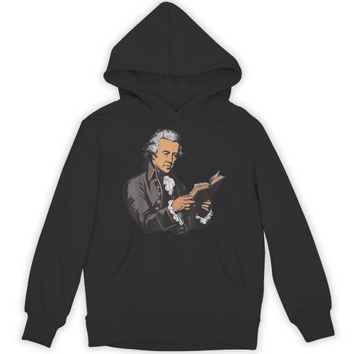 Alexander Hamilton Reading A Book Unisex Hoodie - Bookorys