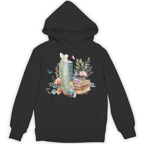 Alice In Wonderland Characters Lewis Carroll Book Lover Unisex Hoodie - Bookorys
