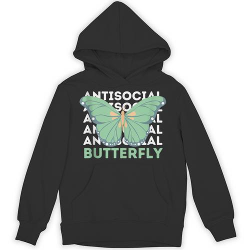 Anti-Social Introvert Butterfly Unisex Hoodie - Raresse
