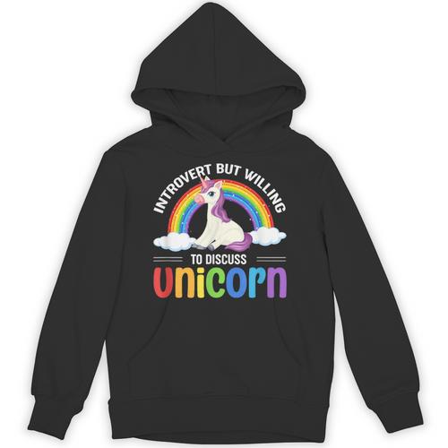 Anti Social Introvert Unicorn Lover Unicorns Unisex Hoodie - Raresse