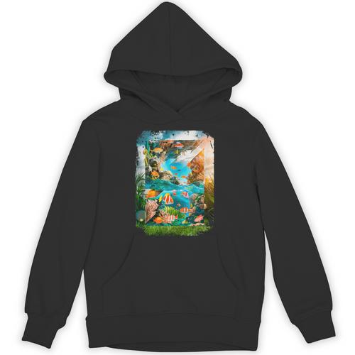 Aqua In The Skies Frutiger Aero Unisex Hoodie - Figerry