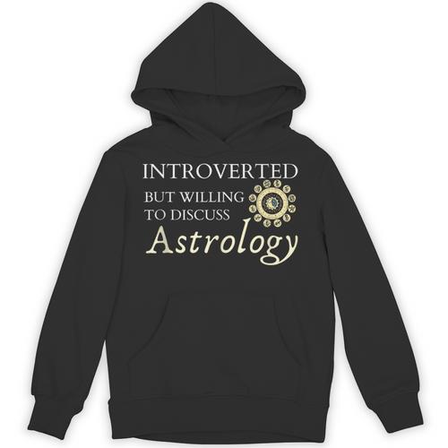 Astrology Quote For Introvert Astrologists Spirituality Unisex Hoodie - Raresse