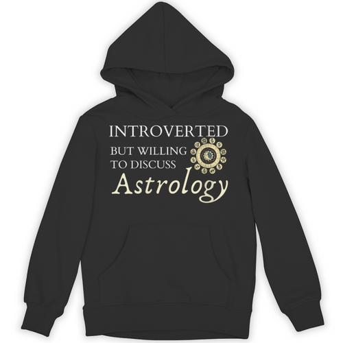 Astrology Quote For Introvert Astrologists Spirituality Unisex Hoodie - Raresse