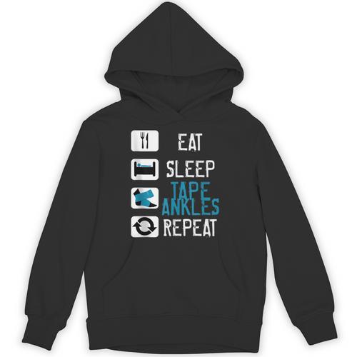 Athletic Trainer Eat Sleep Tape Ankles Graduation Unisex Hoodie - Best Gift Smart