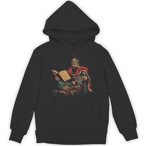 Attila The Hun Reading A Book Unisex Hoodie - Bookorys UK