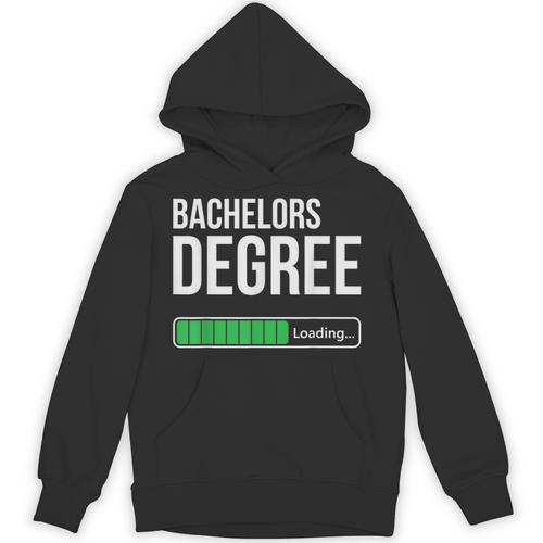 Bachelors Degree Loading College Student Graduation Unisex Hoodie - Best Gift Smart